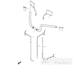 FIG38 Řidítka - Hyosung GT 125 NE