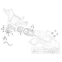 3.02 Tachometr - Gilera Nexus 250 SP 4T LC 2006-2007 UK (ZAPM35300)