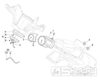 3.02 Tachometr - Gilera Nexus 250 4T LC 2006 UK (ZAPM35300)