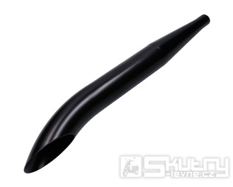 Výfuk swiing Sidepipe 28/60mm černý, univerzální pro mopedy
