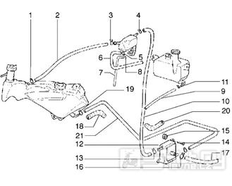 T36 Palivový systém - Gilera Runner 50 do roku 1999 (ZAPC14000)