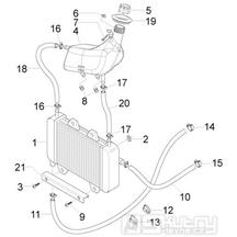 2.55 Chladič - Gilera Runner 50 PureJet 2010-2011 (ZAPC46200)