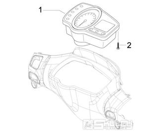 3.02 Tachometr - Gilera Runner 50 PureJet ST 2008 (ZAPC46200)