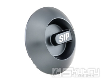 Kryt víka variátoru SIP Series Pordoi šedý matný pro Vespa ET4, LX, LXV, S, GTS 125–300ccm