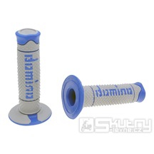 Gripy Domino A260 Off-Road v šedo-modrém provedení o délce 120mm