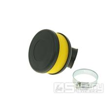 Vzduchový filtr Flat Foam 28/35mm - zahnutý, žlutý