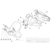 3.01 Kryt řidítek - Gilera Runner 125 ST 4T LC 2008-2012 (ZAPM46301)