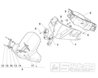 3.01 Kryt řidítek - Gilera Runner 125 ST 4T LC 2008-2012 (ZAPM46301)