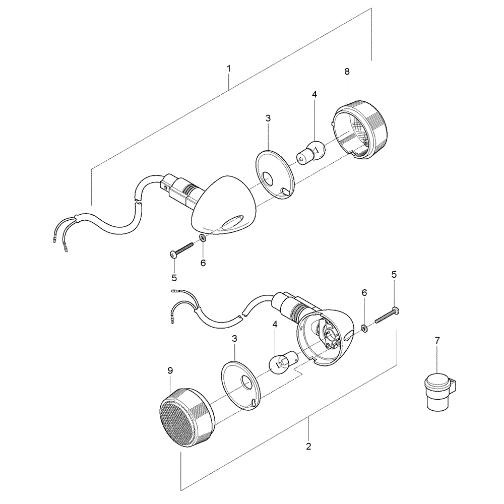 FIG24 Blinkry zadní - Hyosung GV 125M C Aquila
