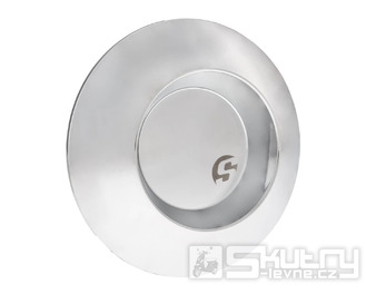 Kryt víka variátoru SIP Series Pordoi chromovaný bez výstuhy pro Vespa ET4, LX, LXV, S, GTS 125–300ccm