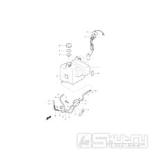 22 Palivová nádrž - Hyosung SD 50 Avanti