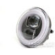 LED světlomet Moto Nostra 120mm 12V DC E9 s rámečkem pro Lambretta LI (série 1–2)