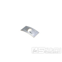 Pojistný plíšek nápisu 15x8mm pro Ape, Piaggio, Vespa