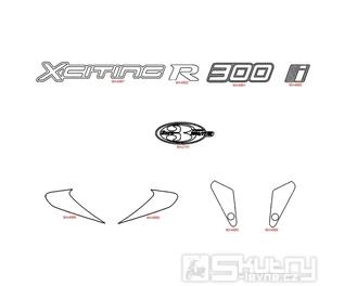 F25 Samolepky / Fixy pro opravu laku - Kymco Xciting 300i R [SB60AB]