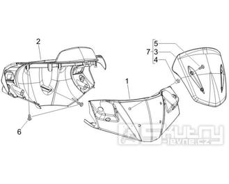 3.01 Kryt řidítek, plexi štít - Gilera Runner 50 SP -SC- 2006 (ZAPC461000)