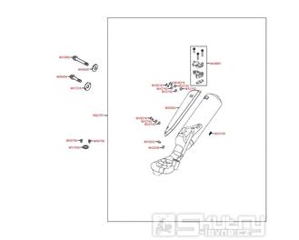 F15 Výfuk - Kymco Agility 50 RS 2T Naked KE10BB