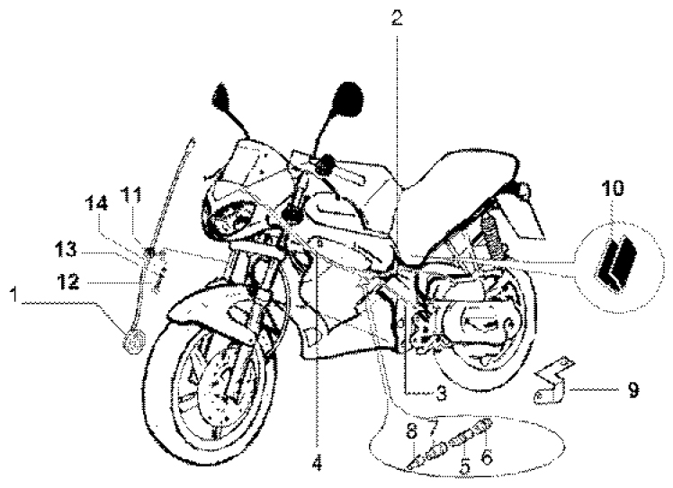 T38 Plynové lanko, náhon tachometru - Gilera DNA GP Experience 50ccm 2T 1998-2005  (ZAPC27000...)