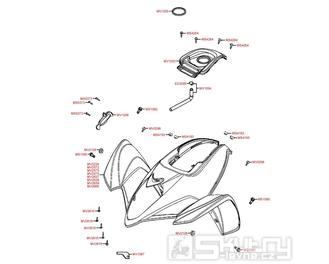 F05 Přední kapotáž - Kymco Maxxer 300