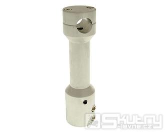 Adaptér pro montáž downhill řidítek stříbrný - Yamaha Aerox, MBK Nito, CPI