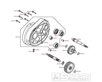 E05 Převodovka - Kymco Yager/Spacer 125 [10 kola] SH25AA