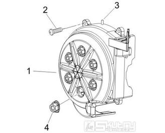 1.23 Kryt magneta dobíjení - Gilera Runner 50 SP -SC- 2006 (ZAPC461000)