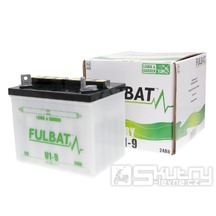 Baterie Fulbat U1-9 olověná vč. kyselinového balení