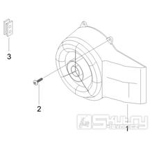 1.23 Kryt magneta dobíjení, olejový filtr - Gilera Storm 50 2007 (UK - ZAPC29000)