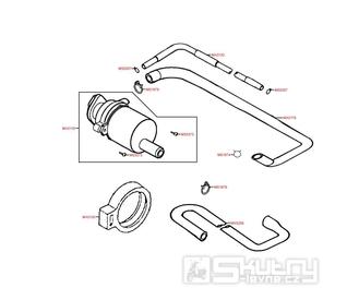 F23 Sekundární vzduchový systém - Kymco Grand Dink 125 E3