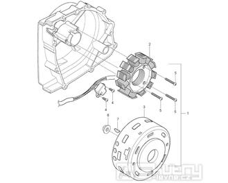 FIG18 Magneto dobíjení - Hyosung GT 125 RF