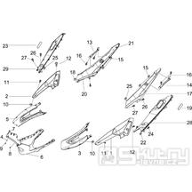 2.32 Boční kapotáž, spojler - Gilera Runner 125 "SC" VX 4T 2006-2007 (ZAPM46100)