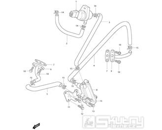 50 Sekundární vzduchový filtr - Hyosung GT 250i RF