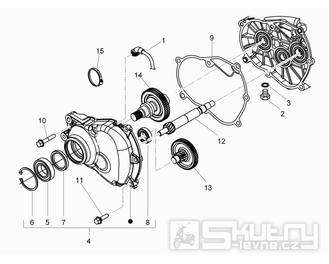 1.25 Převodovka - Gilera Oregon 250 2007-2009 (RGEYN25D5)