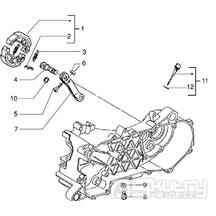 T15 Brzdová páčka, brzdové čelisti - Gilera Runner 50 do roku 1999 (ZAPC14000)