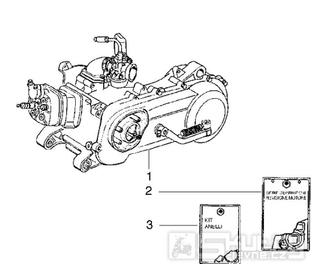 T1 Motor, těsnění motoru - Gilera Runner 180 FXR DT 2T LC (ZAPM0800...)