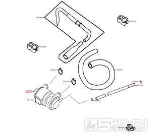 F21 Sekundární vzduchu systém - KymcoSento 50