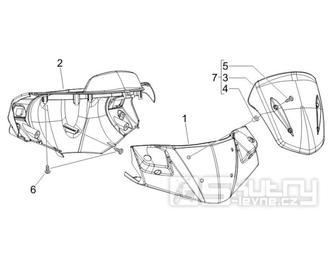 3.01 Kryt řidítek, plexi štít - Gilera Runner 50 SP 2005-2006 (ZAPC46100)