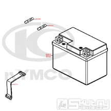 F11 Baterie a pojistky pro Kymco Super 8 125 [LC2U82000] (KL25CA) KC125T-B