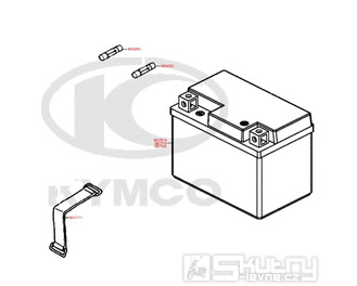 F11 Baterie a pojistky pro Kymco Super 8 125 [LC2U82000] (KL25CA) KC125T-B