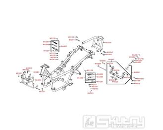 F20 Rám - Kymco Xciting 300i R [SB60AB]