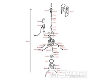 E11 Karburátoru - Kymco Grand Dink 50