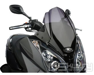 Plexi Puig V-Tech Sport v tmavě kouřovém provedení pro Kymco Downtown 125 až 300ccm