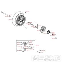 F07 Přední kolo s brzdou - Kymco Downtown 300i ABS SK60AB