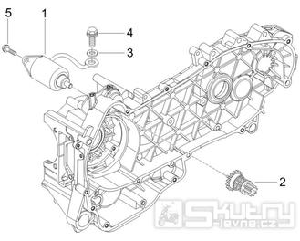 1.20 Elektrický startér motoru - Gilera Runner 200 VXR 4T LC Race 2005-2006 (ZAPM46200)