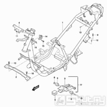 20 Rám - Hyosung SF 50 B Racing