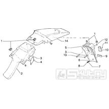 T22 Zadní blatník - Gilera Zulu 50 EBS do roku 2005 (VTBC33300...)