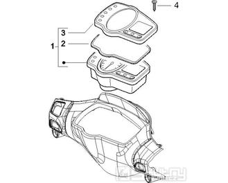 3.02 Tachometr - Gilera Runner 125 "SC" VX 4T UK (ZAPM46100)