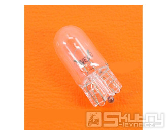 Žárovka se skleněnou paticí 6V 3W 2,1x9,5mm pro Zündapp, Kreidler, Hercules, Puch