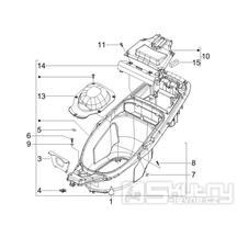 2.34 Podsedlový prostor pro přilbu - Gilera Runner 50 PureJet SC 2006 (ZAPC46200)