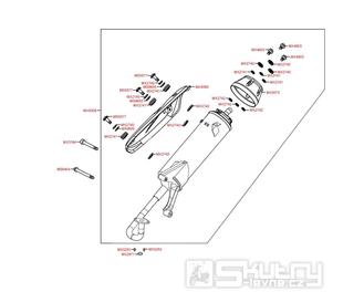 F14 Výfuk - Kymco Agility 125