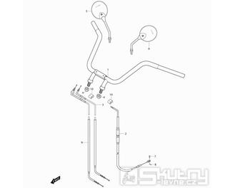 42 Řídítka - Hyosung GV 650 Fi